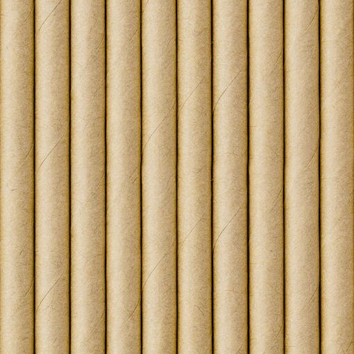 Picture of PAPER STRAWS KRAFT 19.5CM